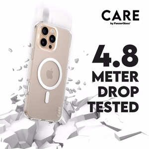 CARE by PanzerGlass Flagship suojakuori iPhone 16 Pro Max 6.9' valkoinen/valkoinen MagSafe 1340