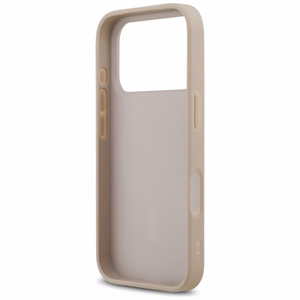 Guess 4G Ring Classic Logo MagSafe-suojakuori iPhone 17 Pro:lle - vaaleanpunainen