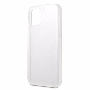 Guess GUHCP12L3D4GTR iPhone 12 Pro Max 6.7" läpinäkyvä kovakotelo 4G 3D kuvio kokoelma