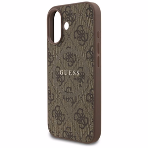 Guess 4G Ring Classic Logo MagSafe suojakuori iPhone 17:lle - ruskea