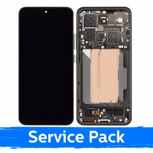LCD Display Compatible With Xiaomi 15 with Frame / Black / (Service Pack)