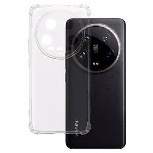 Clin Anti Shock 1,5mm Suojakuori Xiaomi 14 Ultra:lle - läpinäkyvä
