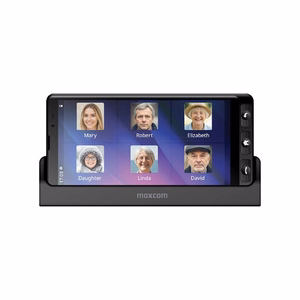 Älypuhelin - MAXCOM MS601 musta + läpinäkyvä takakuori