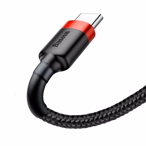 Baseus Cafule USB cable 2 m USB A USB C Black, Red