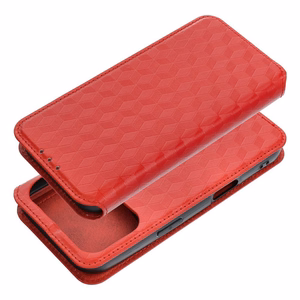 Flip case for iPhone 17 PRO MAX / 18 PRO MAX Cubic Book red