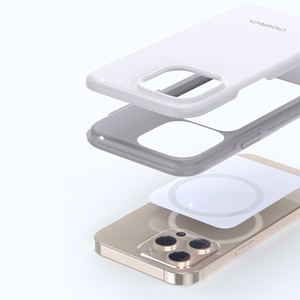 Choetech MFM Anti-drop tapauksessa Made for MagSafe iPhone 13 Pro valkoinen (PC0113-MFM-WH)