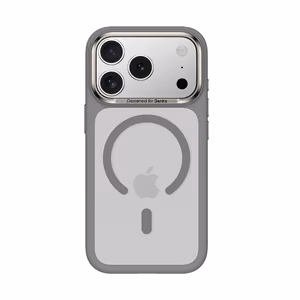 Benks Magnetic Mist Suojakuori Metal Frame (A069) iPhone 17 Pro:lle harmaa (Camera Control Button)