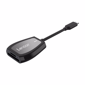 Lexar Dual-Slot SD/microSD-muistikortinlukija, USB-C