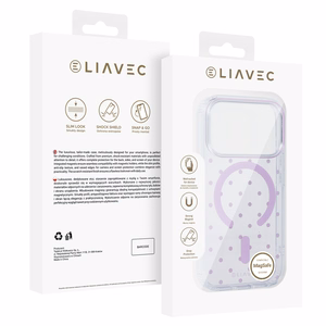 Liavec Bubble -suojakuori iPhone 18 Pro Max / 17 Pro Max -puhelimelle, vaaleanpunainen
