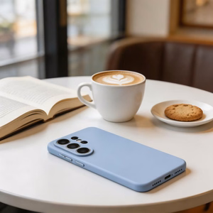 Tech-Protect Silicone MagSafe -suojakuori Samsung Galaxy S26 Ultralle - sininen