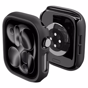 Spigen Thin Fit -suojakuori laitteelle Apple Watch 46 mm – musta