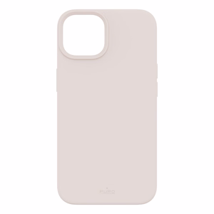Puro Icon Cover suojakuori laitteelle iPhone 14 Plus / 15 Plus, hiekanvaaleanpunainen