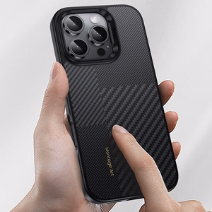 Benks Montage Magnetic Armor Pro Kevlar Case Metal Frame 600D+1500D for Iphone 16 Plus black