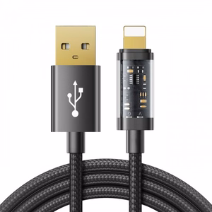USB kaapeli Joyroom S-UL012A12 musta Lightning 120cm (enintään 20W)