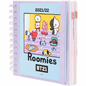 BT21-lukuvuosikalenteri 2021/2022, sininen