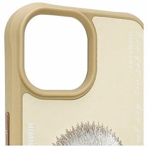 Nimmy Glasses Cool iPhone 15 -suojakuori - beige