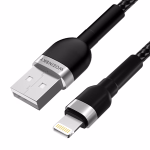 Wozinsky WNBAL1 USB-A / Lightning 2.4A kaapeli 1 m - musta