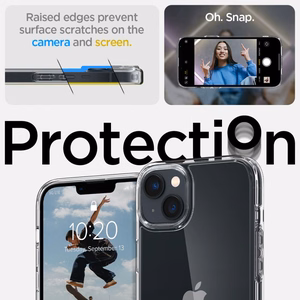 Spigen Ultra Hybrid iPhone 14 -kotelo - Kirkas