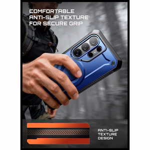 Supcase Unicorn Beetle Pro Mag MagSafe 2-Set Suojakuori Samsung Galaxy S26 Ultralle - Musta ja laivastonsininen