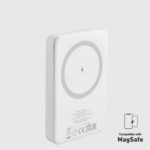 Powerbank SBS TEBB5000MAG1CW 5000 mAh USB-C, MagSafe-yhteensopiva - valkoinen