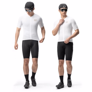 Rockbros YDDX011 Diamond Short Sleeve Cycling Jersey Size L - White