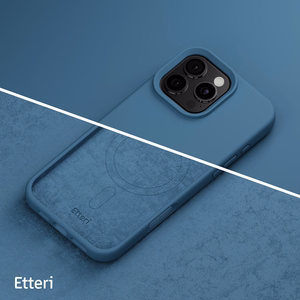 Etteri Silikoninen Mag suojakuori iPhone 16 Pro Max 6,9:lle tummansininen