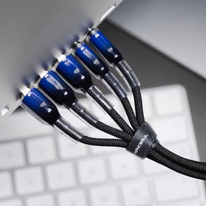 FORCELL F-ENERGY C353 USB-A - Lightning -kaapeli 2,4A 12W Gradient 1 m musta
