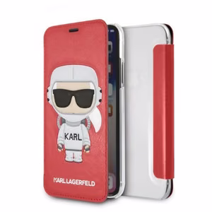 Karl Lagerfeld Karl Space Cosmonaut iPhone X/XS Suojakuori - Punainen