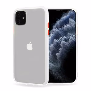 Vennus Color Button Bumper Samsung Galaxy A20S:lle läpinäkyvä