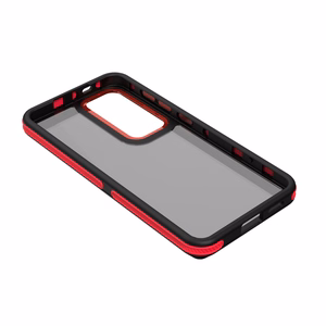 Crystal Black -kuori Samsung Galaxy S24 punainen