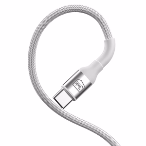 3mk Hyper Cable N-SERIES USB-A / USB-C 1m 9V/2A 18W - valkoinen