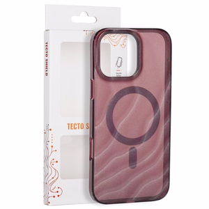 Tecto Shield Desert Mag -suojakuori mallille iPhone 16 Pro Max 6,9", mahonginvärinen