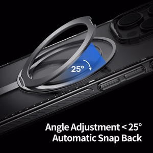 Rock Rotating Stand Crystal Series Magnetic for Iphone 16 black
