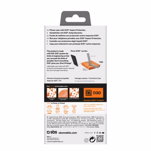 SBS Full Active D3O Suojakuori iPhone 16 Pro Max:lle - musta