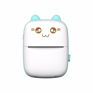 HURC9 Bluetooth Mini Kitty -lämpötulostin sovelluksella - sininen