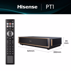 Hisense PT1 Ultra-lyhyen heittovälimyksen projektori 3D musta