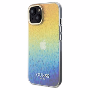 GUESS GUHCP14SHDECMI IML Faceted Mirror Disco Iridescent -suojakuori iPhone 14:lle - monivärinen