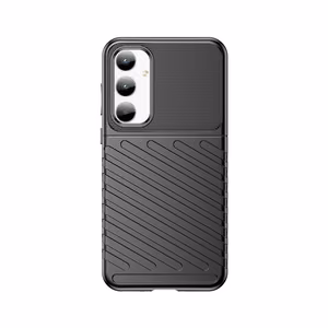 Thunder Case panssaroitu Suojakuori Samsung Galaxy A35:lle - musta