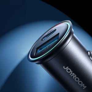 Car charger Joyroom JR-CCN04 USB-C/USB-A 60W black