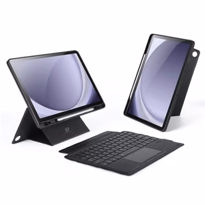 Dux Ducis "DK Series" Langaton näppäimistö Samsung X210 / X216 / X218 Tab A9 Plus 11 Musta
