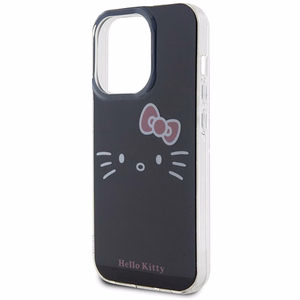 Hello Kitty IML Kitty Face Suojakuori iPhone 15 Pro Max:lle - musta