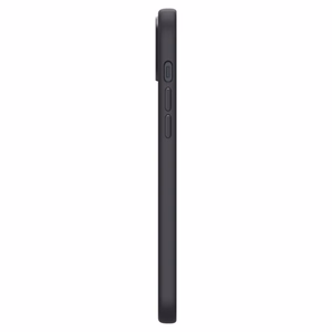 Spigen Silicone Fit Mag -kotelo MagSafella iPhone 14 Plus -puhelimelle - musta