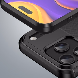 Carbon Suojakuori iPhone 17 Pro:lle - Musta