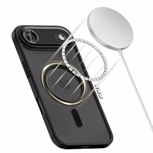 Tech-Protect MagCam MagSafe Suojakuori iPhone 17 Air:lle - Matta Musta