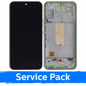 LCD-näyttö yhteensopiva Samsung A546 A54 5G kehyksellä / limeenvihreä / (Service Pack)