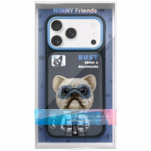 Nimmy Cool&Cute 2.0 Nag Suojakuori iPhone 17 Pro:lle - Musta