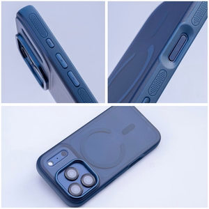 Case for iPhone 17 AIR Flexline Mag Cover compatible with MagSafe navy blue