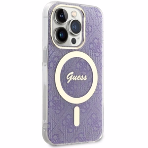 Guess GUHMP14LH4STU iPhone 14 Pro 6.1 violetti/violetti suojakuori 4G MagSafe