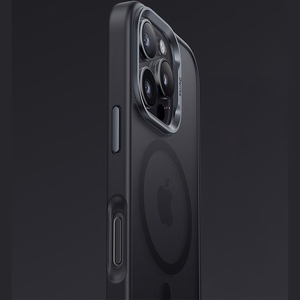 Benks Magnetic Mist Suojakuori metallikehyksellä iPhone 16:lle titanium