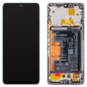 LCD screen Huawei Nova Y90 with touch screen with frame and battery green original (service pack)
